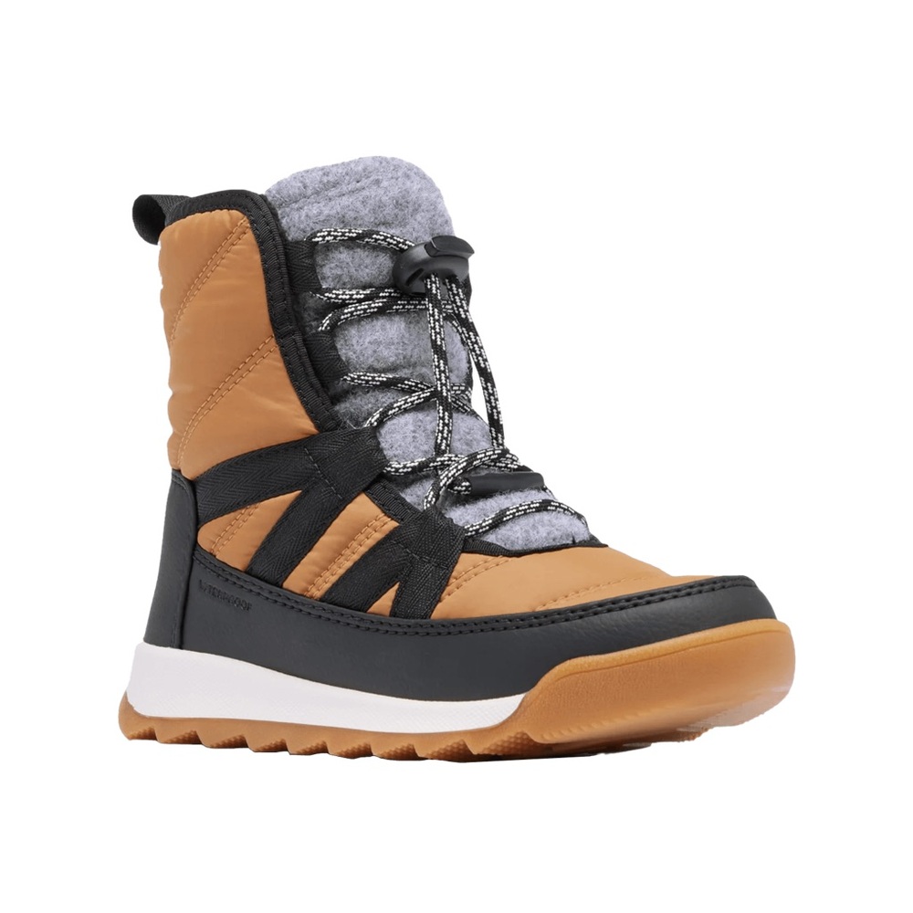 Sorel Brown and Black Kids Snow Boots